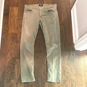 PAIGE - Fern Green Jean - Slim Fit - Size 34
